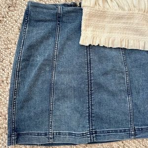 We The Free Jean mini skirt size 4